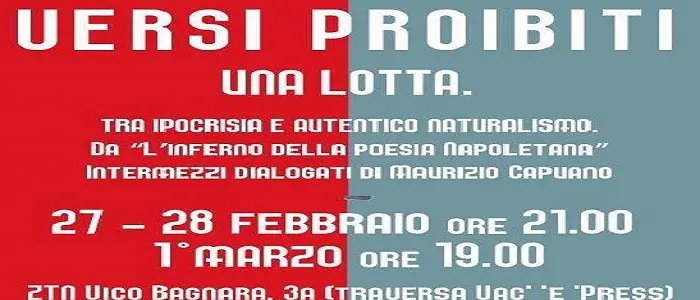 Al teatro Zt di Napoli  "Versi proibiti": Una lotta tra ipocrisia e autentico naturalismo