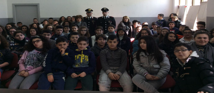 All'IC di Taverna  un incontro tra gli studenti e l'Associazione Nazionale dei Carabinieri
