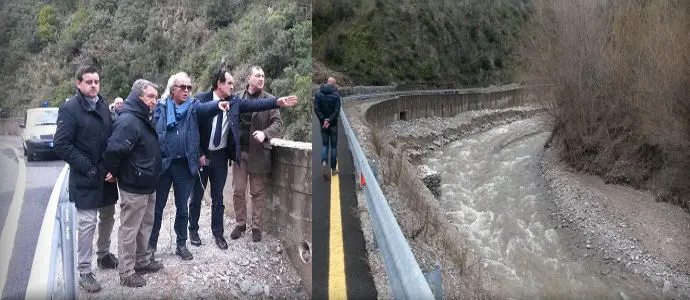 Strada provinciale 25 Arsanise-Catanzaro, sopralluogo del presidente Enzo Bruno