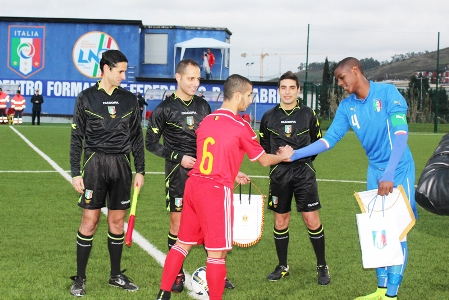Calcio-Nazionale Under 15: Vittoria degli azzurrini contro il Belgio. Giovedì la rivincita.