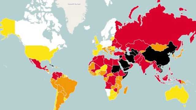 Reporters sans Frontières: la "regressione brutale" nel 2014 della libertà di stampa