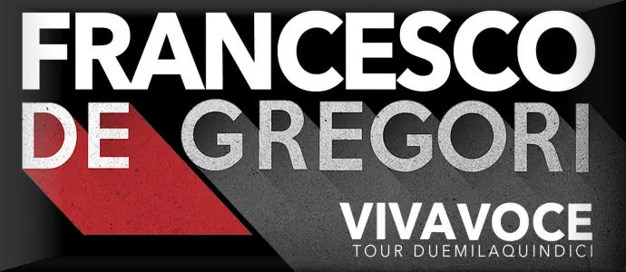 Francesco De Gregori, "Vivavoce Tour" ecco le date e citta'