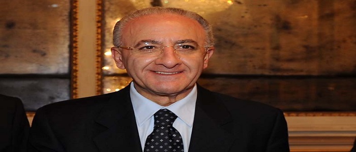 Vincenzo De Luca decaduto dal suo incarico di sindaco di Salerno