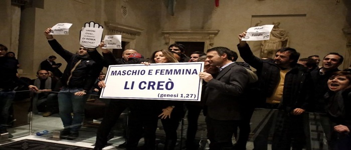 Unioni civili, tensione durante l'Assemblea capitolina