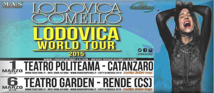 Violetta, anche in Calabria lo show di Lodovica Comello 1 e 6 Marzo Teatro Politeama e Garden