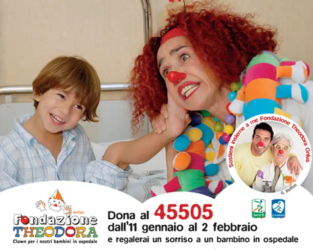 Serie B, "Un sorriso per i bambini in ospedale"