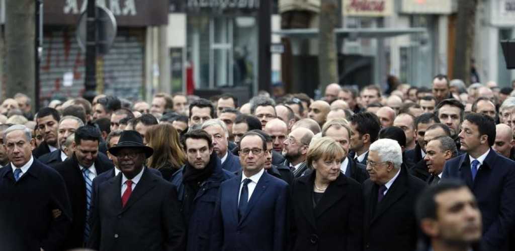 Terrorismo, la marcia di Parigi: oltre 3 milioni di persone e numerosi capi di stato