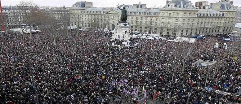 Parigi: un milione di persone in piazza contro il terrorismo