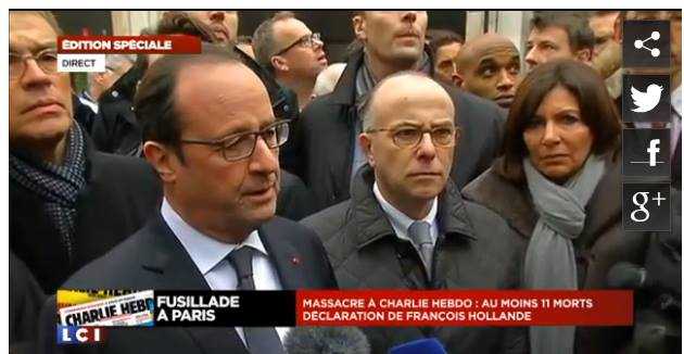 Parigi, attacco terroristico al giornale Charlie Hebdo: 12 morti. Hollande: «Attacco barbaro»