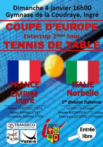 Tennistavolo Norbello: prima in Francia poi nel tempio italiano del Tennistavolo