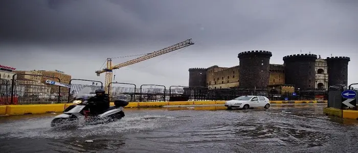 Maltempo in Campania: disagi su tutta la regione