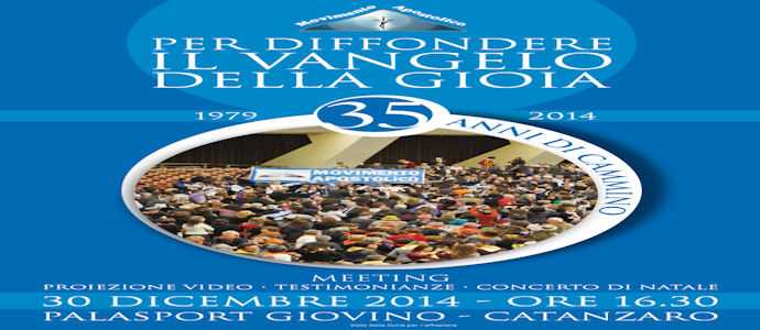 Meeting del Movimento Apostolico, 30 dicembre Palasport