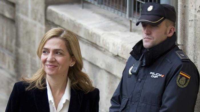 Spagna, la principessa Cristina finisce in tribunale