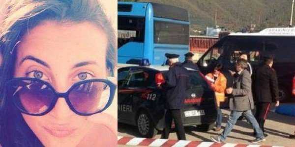 Travolta dal bus all'università di Fisciano: Francesca era in un' area non consentita ai pedoni