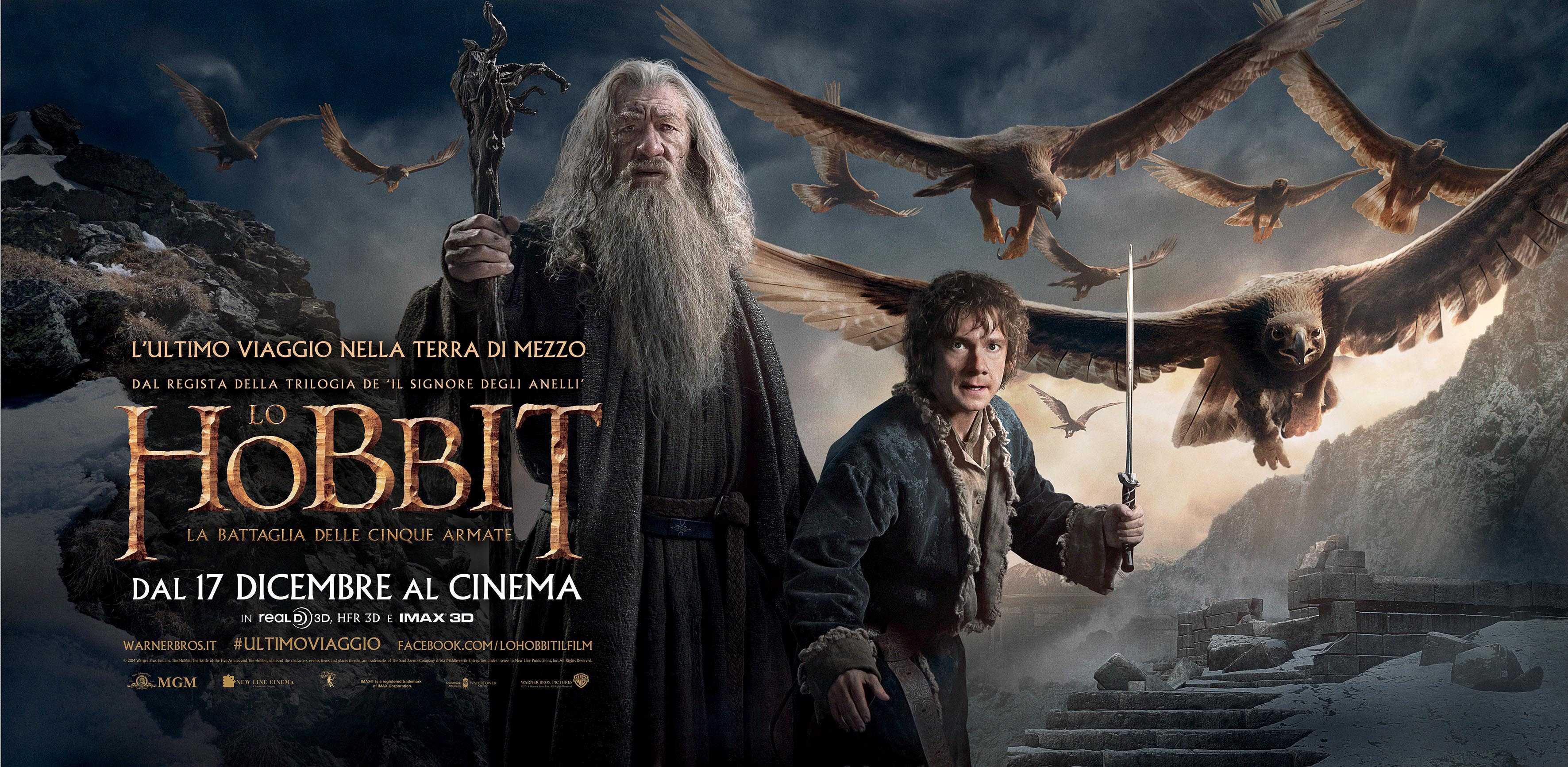 "Lo Hobbit - La Battaglia delle Cinque Armate" è al cinema