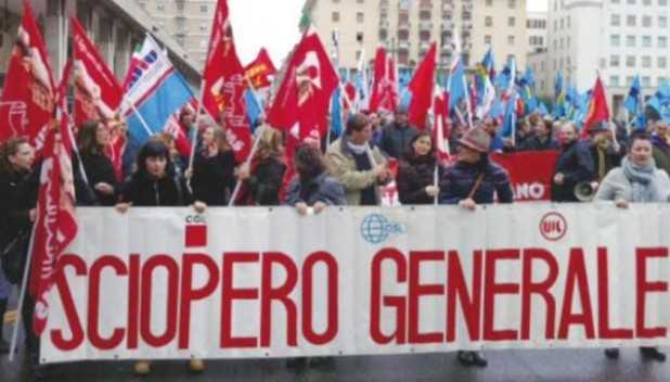 L'Italia si ferma, è sciopero generale. Cgil e Uil contro il Jobs act