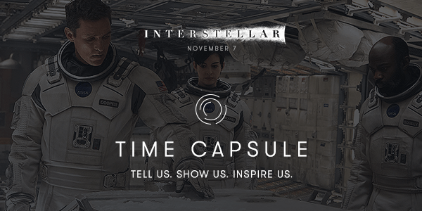 Il cast di "Interstellar"  invita il pubblico a partecipare al progetto "Time Capsule"