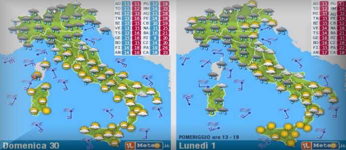 Allerta Meteo: Piemonte e Liguria. Ecco il ciclone MEDEA