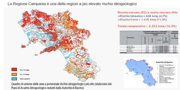 Rischio idrogeologico: 200 milioni per i lavori