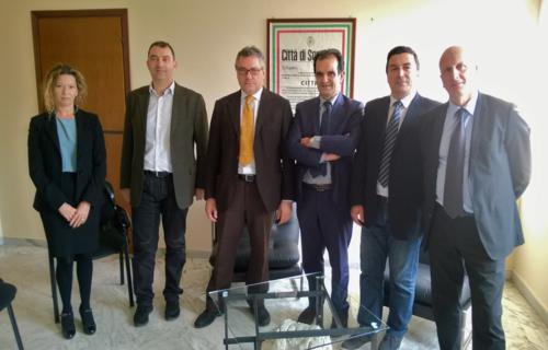 Il presidente della Provincia Bruno ha incontrato Mottola D'Amato