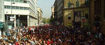 Palermo, corteo di studenti diretto a piazza Castelnuovo