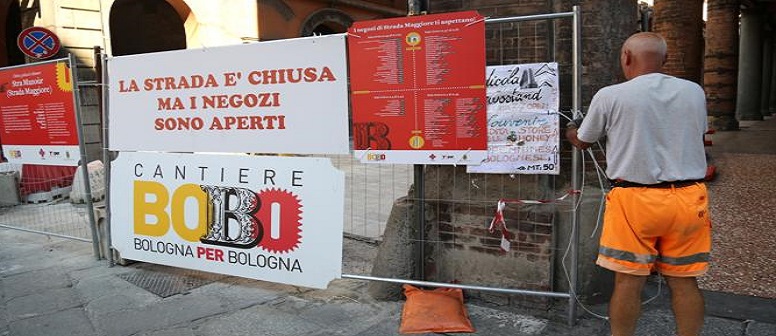 Bologna, cantiere "BOBO": terminati i lavori in Strada Maggiore