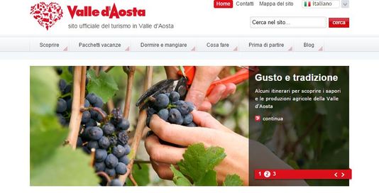 Nuova versione di Lovevda.it, il portale per il turismo disponibile dal 10 novembre