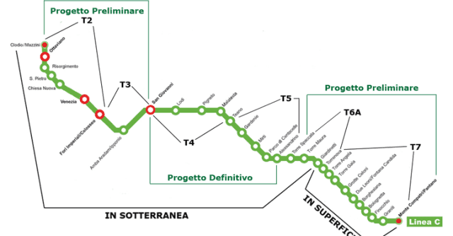 Roma: aprirà domani la tratta Pantano-Centocelle della Metro C
