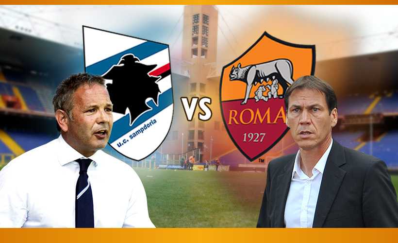 Sampdoria - Roma questa sera al Ferraris, Mihajlovic fa i conti tra infortuni e squalifiche