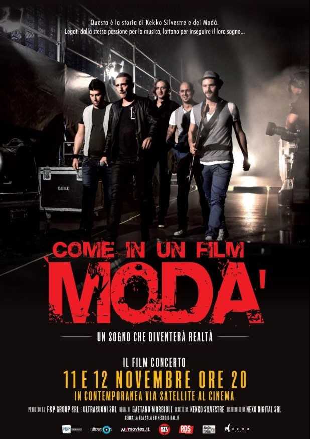 MODA', per la prima volta al cinema:"MODÀ-COME IN UN FILM" nelle sale l'11 e il 12 Novembre