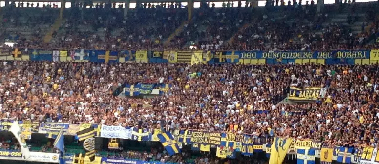 Cori razzisti, chiusa la curva Sud del Verona