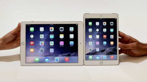 Apple, presentati i nuovi iPad Mini 3 e iPad Air 2