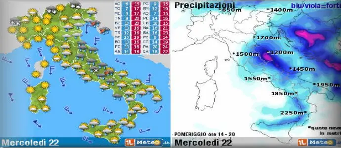 Estate piena nel Weekend con "Cerbero", dal 22 "Attila" portera' una sciabolata  fredda da Nord