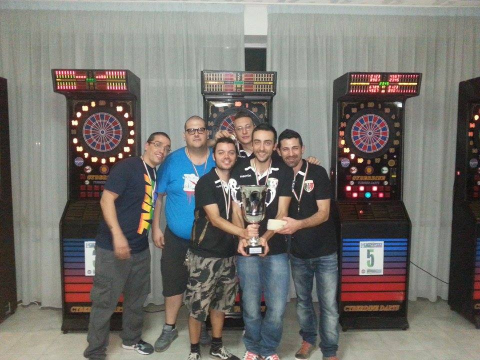 Chieti, finali di freccette Dart's Gold: "Apache", "Tugurio" e "A.S.D. Vasto Dart" sul podio