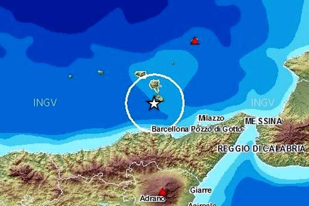 Tremano le isole Eolie. Terremoto di magnitudo 4.3