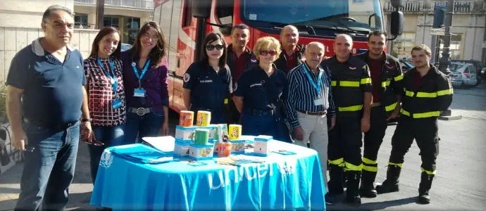 A.N.C "Arruzzo" in piazza Prefettura accanto all'Unicef