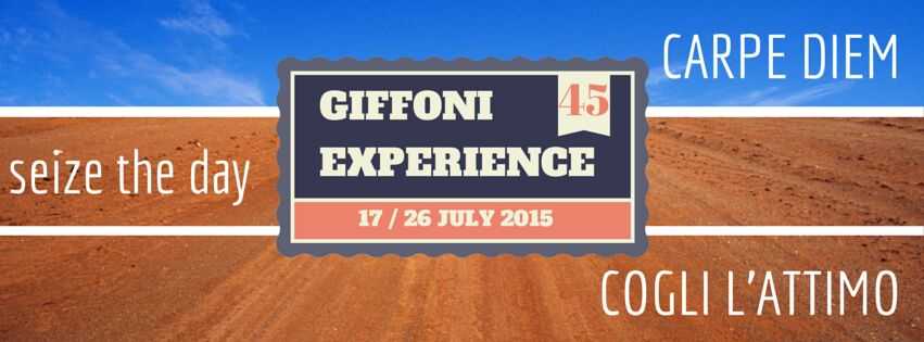 Giffoni Experience, Carpe Diem. Cogli l'attimo tema della prossima edizione