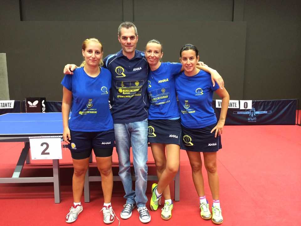 Tennistavolo Norbello: sorprendente trionfo delle ragazze nei Paesi Baschi con la Coppa Europea