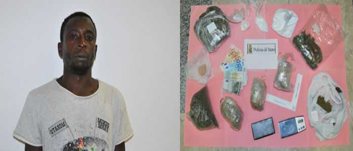 Droga: arresto di un giovane senegalese per detenzione di circa un chilo di sostanze stupefacenti