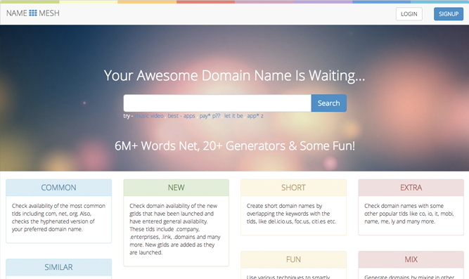 Strumenti utili per la scelta del dominio