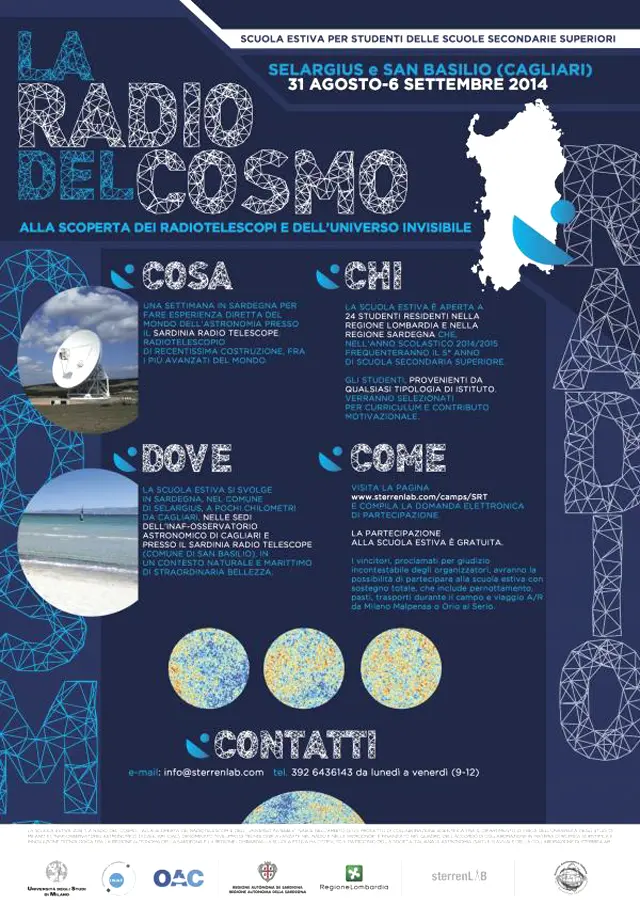 "La radio del cosmo": in Sardegna la prima scuola estiva di radio astronomia