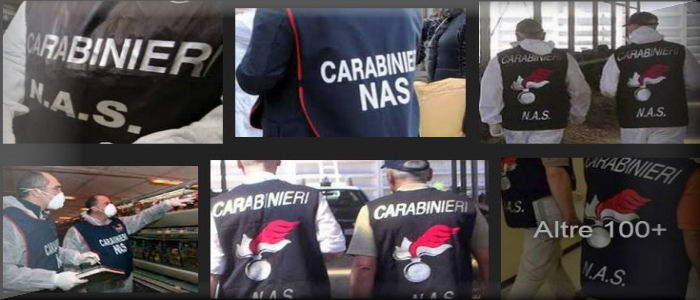 Da nord a sud, sequestro Nas 20 t. cibo scaduto e avariato