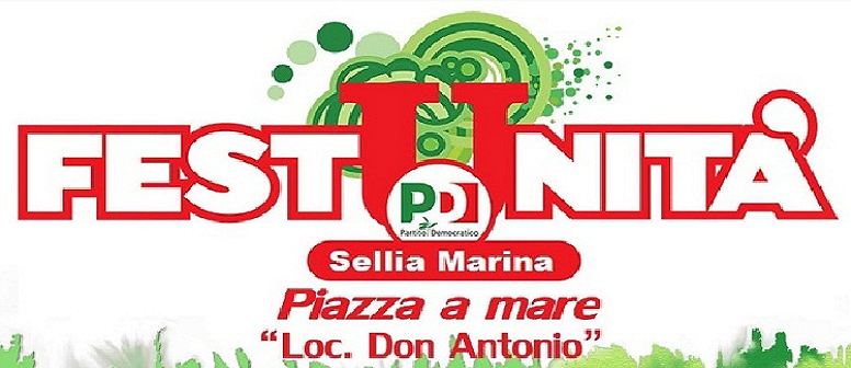 Sellia Marina (CZ), Festa dell'Unità: il comunicato del PD