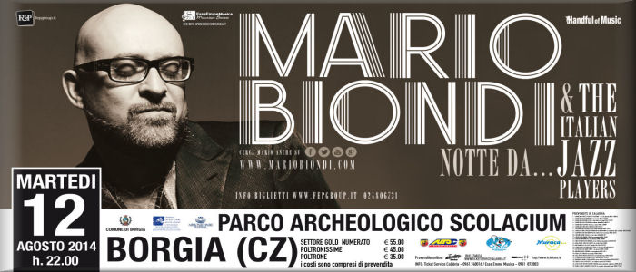 I riflettori d'Europa sul Parco Scolacium per il concerto di Mario Biondi