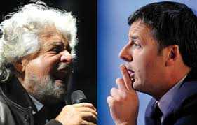 Riforme costituzionali, scambio di battute tra Grillo e Renzi. "Colpo di stato?No, colpo di sole!"