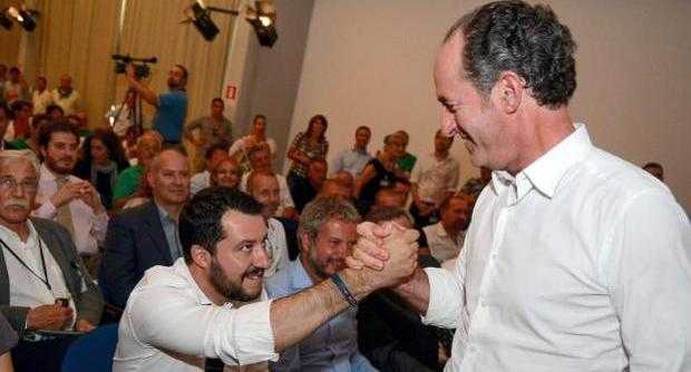 Regionali 2015, la Lega Nord compatta su Zaia. Salvini: "Puntiamo su di lui"