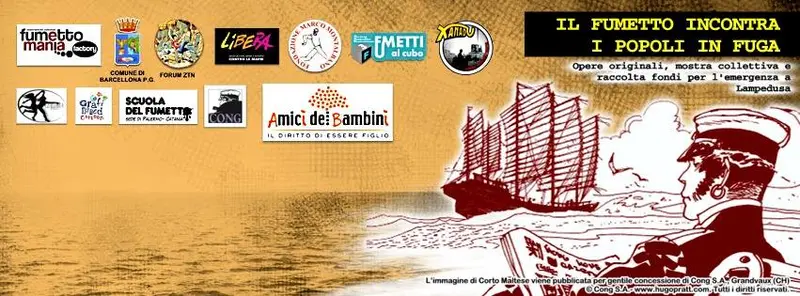Macerata, la mostra itinerante "Sulla stessa barca, il mondo del Fumetto incontra i popoli in fuga"