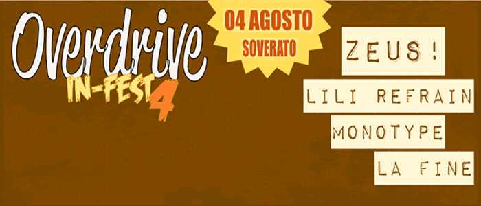 Overdrive In-Fest: gli Zeus ospiti alla IV edizione del Festival