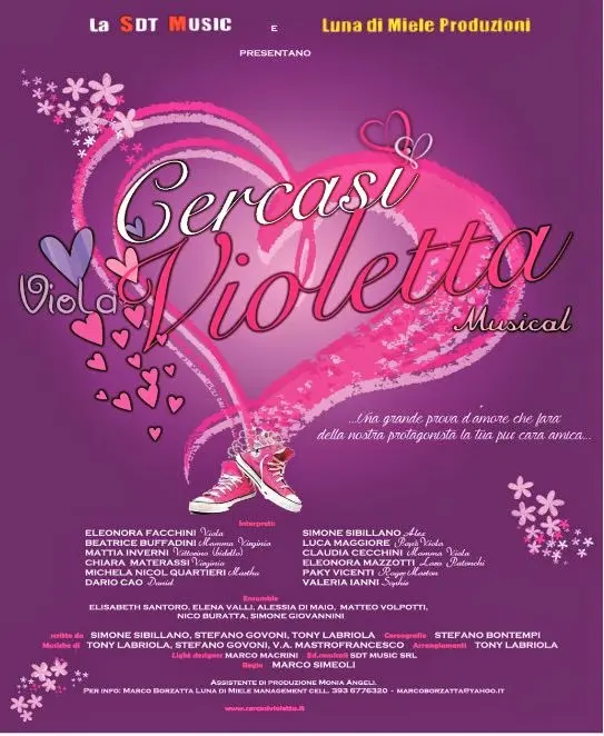 Arriva a Teatro il Musical: "Cercasi Viola Violetta"