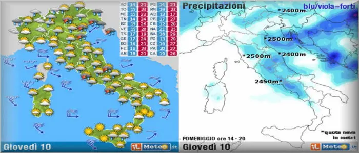 Ecco la furia del ciclone GEA Nord, Centro e sud